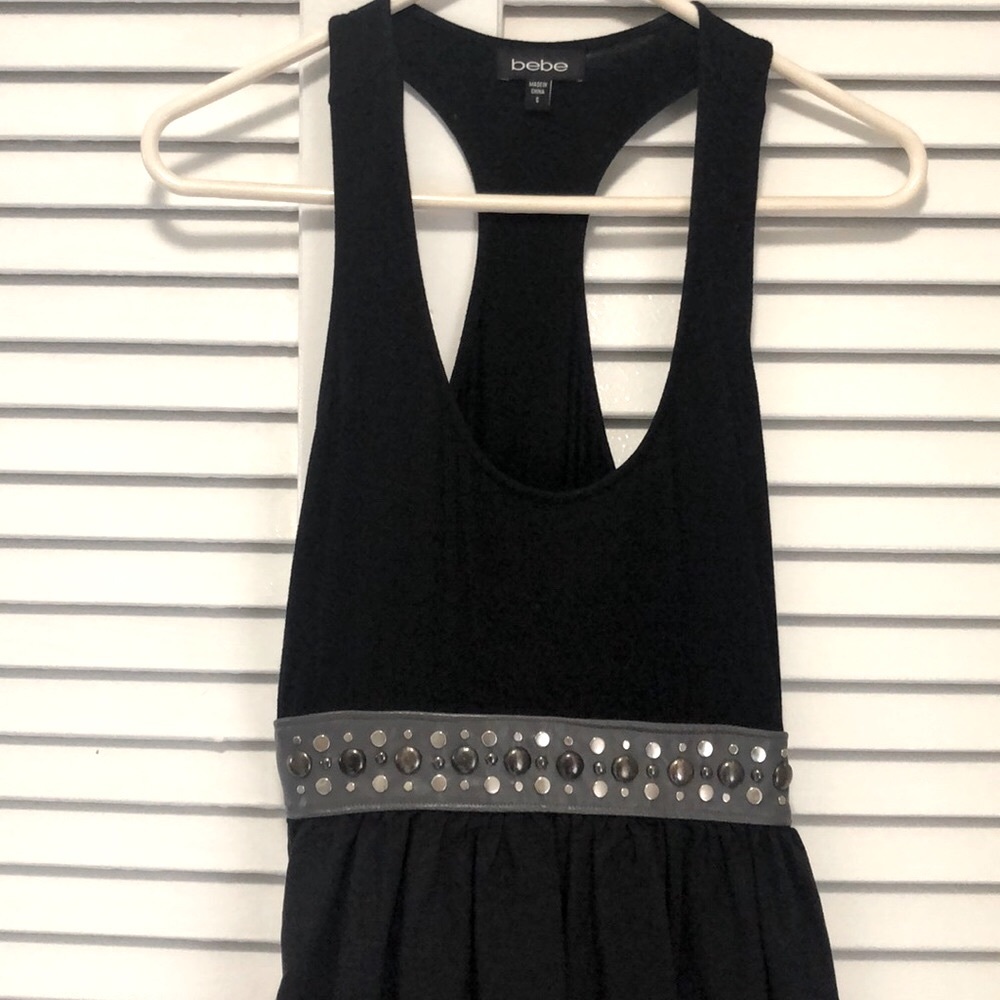 BEBE racer back dress.